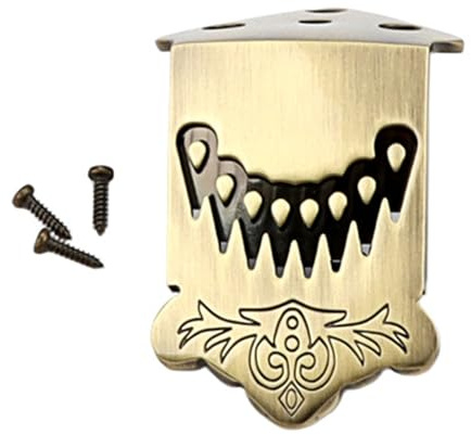 Buachois Cordiera per Mandolino a 8 Corde,Cordiera per Mandolino per Chitarra con Viti di Ricambio Per Cordiera per Mandolino in Metallo a 8 Corde per Parte di Strumento Musicale