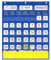 Kalender für Kindergarten Schule Klassenzimmer mit 89 Karten Monatskalender für Kinder Lernen