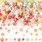 NBEADS 300 Pz Perline di Fiori Millefiori Fatti A Mano, 10 colori Mini Margherita Perline Vetro Murano Perline Fiore Piatto Distanziatore Allentato per Creazione di Gioielli Artigianato