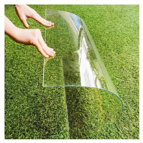 ZHZHXR 1mm Polycarbonatplatten, Klare Acryl-Kunststoffplatte Leicht zu Biegen Schlagfestes PC Platten for Garten, Vordächer, Fenster(0.8x20m)