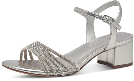 Tamaris Sandalette Damen Vegan Elegant metallic,EU 36