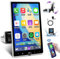 Hikity 2G+64G Android 13 Radio Coche 1 DIN Pantalla Rotación con Inalámbrico Carplay Android Auto, 10.4 Pantalla Rotación Radio con GPS FM WiFi Bluetooth Mirror Link USB SWC