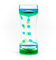 THE TWIDDLERS - Minuteur sensoriel à Mouvement Liquide Vert Bleu sablier, 14cm - Jouet sensoriel calmant pour autisme, soulagement du Stress, Relaxation, TDAH, Parfait pour remplir Les Bas de Noël
