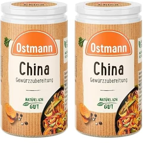 Ostmann Gewürze - China Gewürzzubereitung | Zum Verfeinern von Wok-Gerichten | 35 g in der Streudose (Packung mit 2)