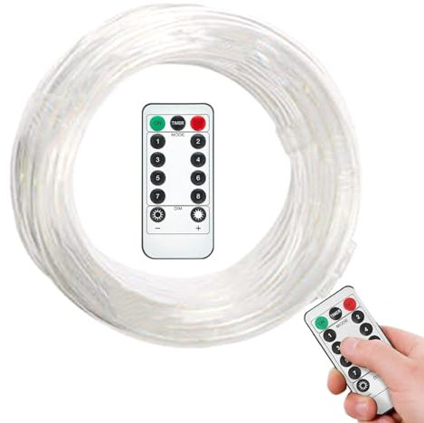 Zasdvn Tira de luces LED para piscina, luces LED sumergibles con control remoto, tira de luces LED de 49 pies, impermeable, sumergibles para exteriores, decoración de trampolín