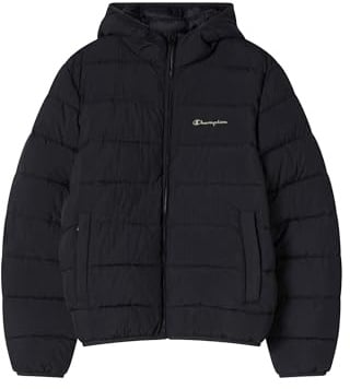 Champion Legacy Men Padded Outdoor Jacket S Black, Schwarz, S