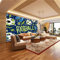 Papier Peint Intissé Éléments sportifs But de football Papier Peint Panoramique Bleu Tableaux Photo Muraux Utilisé Pour Salon Chambre Chambre D'Enfant Décoration Murale 250 x 175 cm
