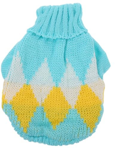 BESPORTBLE Welpen Pullover Für Katzen Und Hunde Winterkleidung Aus Strapazierfähigem Strickgewebe Mit Modischem Umlegekragen Warm Und Bequem Für Kleine Tiere