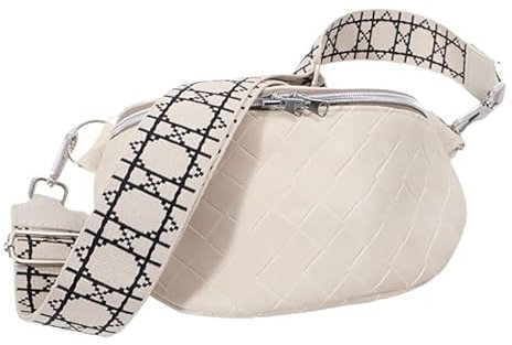 DIY - Nähpaket mit Gurtband - Tasche Tarika - Kunstleder Ecru, Ecru