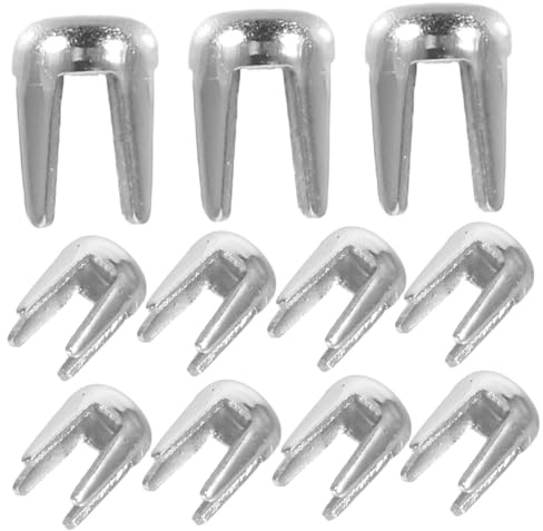 jojofuny 2000pcs Perle Nieten Für Kleidung Metall Snap Knopf Kit Armband Dome Nieten DIY Klauenperlen Punk Gesteinen Lederhandwerk Nieten Kleidungsstücke Schnappschüsse