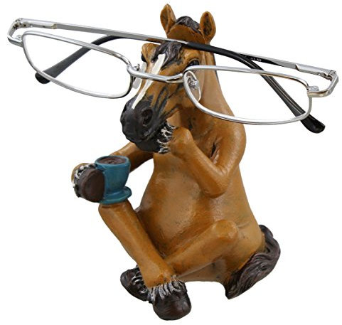 Deleon Collections Skurriles sitzendes Pferd Brillenhalter Ständer - Fun Glasses Keeper