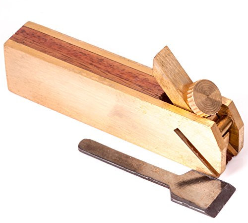 Mini Solid Brass & Rosewood Bull Nose Plane