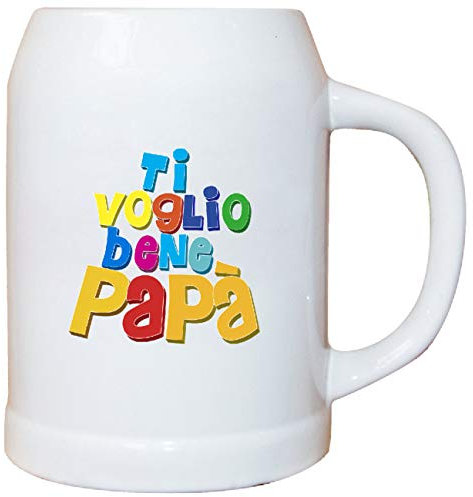 My Custom Style Boccale Birra Ceramica 720ml #papà-TVBPapà1#