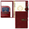 Leder Tagebuch mit Schloss, 6 Ringbuch A5 Large Leder Notizbuch für Erwachsene Notizbuch mit Zahlenschloss Nachfüllbare Innenseiten Geprägtes Leder Loses Blatt Notizbuch, Braun