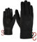 Ziener Herren Gusty Handschuhe Skitour/Bergsport | Polartec Touch Wolle, black, 10,5