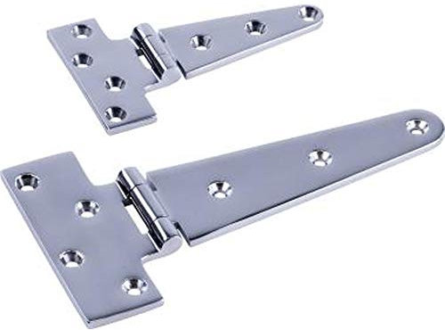 Sea-Dog 205710 T-Scharnier, Edelstahl, 15,2 cm, 10 Stück