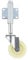 4 Zoll Nylon Tor Rad Federbelastete, Leiterrolle Federrolle Lenkrolle, Swivel Caster Heavy Duty 200kg / 440lbs Tragfähigkeit, Laufrad für Tore