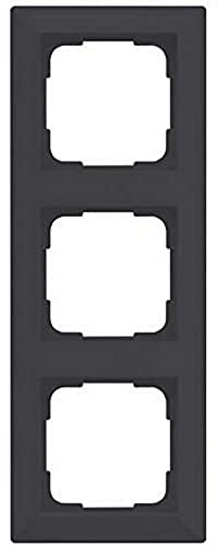OPUS® 55 Inform Abdeckrahmen Ausführung 3-fach, Farbe anthrazit-seidenglanz