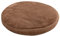 JLWM Sitzkissen Runden Plüsch, Sitzauflage Einfarbig Winter Dick Warm Weich Stuhlkissen Für Zuhause Essensstuhl Fußboden Tatami-Braun-Durchmesser-45cm