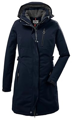 Killtec Damen Parka Funktionsparka mit abzippbarer Kapuze KOW 165 WMN PRK wasserdicht, Winddicht, atmungsaktiv