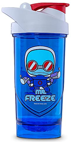 Shieldmixer Freeze Mini Eiweiß Shaker - Shaker Proteinshake - 700ml - Gym Shaker - Für eiweiß- & Sportgetränke - Shake becher - Gym Zubehör - Trinkflasche - Blau - Pro Classic Protein Shaker