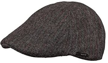 Barts Herren Mr. Mitchell Cap Zeitungskappe, 0019-DARK Grey, 56