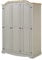 Corona Grey Wax 3 Door Arch Top Wardrobe