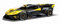 Bburago Bugatti Bolide: Modellauto im Maßstab 1:18, Türen beweglich, gelb-schwarz (18-11047Y)