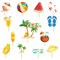 13Pcs Summer Beach Happy Birthday Cake Toppers,Hawaii Cake Toppers for Boys,Girls Summer Juicy Birthday Cake Decoration Cupcake Toppers for Girls,Kids,Baby Shower Birthday Swimming Pool Party Supplies