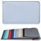 AUDWUD Silicone Waterproof Dog Cat Pet Feeding Mats,Anti-Slip Pet Bowl Mats,Pet Feeding Mat, Ice Blue, 53x38 cm (Pack of 1)