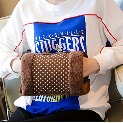 Winter Electric Hot Water Bottles Rechargeable Hot Water Bag Heated Water Bag with Flannel Cover