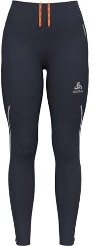 Odlo Damen Langlauf Tight CERAMIWARM, India Ink, S