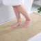 Homaxy Chenille Badezimmerteppich rutschfeste Badematte Waschbar Badteppich Weich Badvorleger Saugfähige Duschvorleger für Badezimmer - 40x60 cm, Beige
