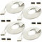 WZCJHZH 4pcs weißes 4 pin RGB LED Lichtstreifen Verlängerungskabel vierpolig 3528 5050 LED Lichtstreifen Verbindungskabel 4-polig LED Controller Stecker Kabel (1m)
