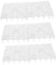 ABOOFAN 6Pcs undergravel filteration bottom Filter pad plastic trays Bottom filter plate Wear-resistant Aquarium Divider Partition filter plate Splitter fish tank solation board