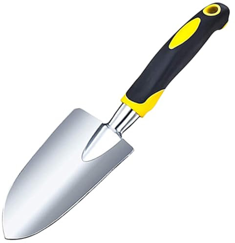 Paletta da giardino a mano, con manico ergonomico, resistente alla ruggine, piccola vanga da giardino per agricoltori diligenti, scavo, piantagione e trapianto