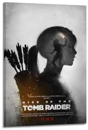 Game Tomb Raider Charakter-Poster, dekoratives Gemälde, Leinwand, Wandposter und Kunstdruck, modernes Familienschlafzimmer-Dekor-Poster, 30 x 45 cm