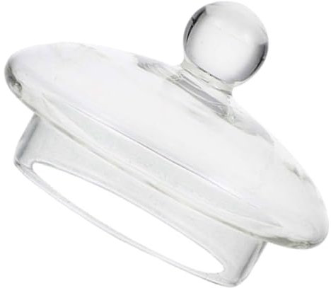 FELTECHELECTR Teekannendeckel Aus Glas Ersatzdeckel Für Dekorativer Hitzebeständiger Glasdeckel Geeignet Für Einfache Handhabung Langlebig Und Praktisch