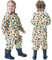 Kinder Regenanzug Mädchen Jungen Regenmäntel Einteilig Regenkleidung Kleinkind Wasserdicht Regenjacken Regen Overall leichtes Hoodie Drucke Regenponcho 1-10 Jahre
