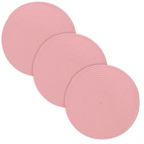 Dessous de plat rose pour plats chauds, résistant à la chaleur, grands dessous de plat