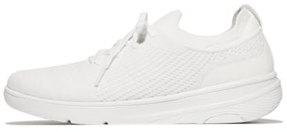 Fitflop Tenis de Punto Super-Q sin Cordones para Mujer, White, 41 EU