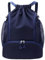 Sportbeutel Gross Kordelzug Turnbeutel Wasserdicht - Sportrucksack Mit Schuhfach Marineblau Lässig Nylon Beutel Rucksack mit Kordelzug Große Kapazität Sport Rucksäcke - B29046
