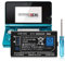 3DS Akku,CTR-003 Ersatzakku [3200mAh] (2024 New Upgraded),CTR-003 Ersatzakku kompatibel mit Nintendo 3DS N3DS CTR-001 MIN-CTR-001 Spielkonsole mit Werkzeugsatz (Nicht für New 3DS, 3DS XL)