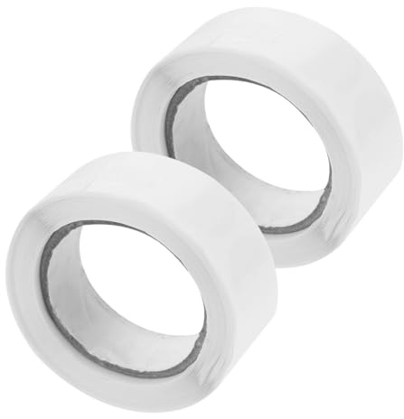 DIYEAH Autocollants Ronds Transparente 2.3 Cm 1000 Pièces 2 Rouleaux Étiquettes Autocollantes D'Emballage Cadeau Pour Faveurs De Fête Boîtes Enveloppes Décoration