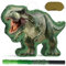 WERNNSAI Dinosaurier Pinata - Tyrannosaurus Rex Pinata mit Augenbinde und Stab für Kinder Jungen Dinosaurier Geburtstag Party Dekoration Babyparty Karneval Feier Supplies