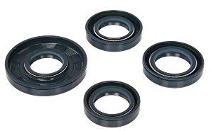 Set: Wellendichtringe Motor kpl, blau, Doppellippe - für Simson S51, S70, S53, S83, KR51/2 Schwalbe, SR50, SR80