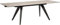 Kare Design Ausziehtisch Amsterdam Dunkel, Ausziebbarer Esstisch mit Glas-Keramik-Platte, Braun, Vergrößerbarer Tisch, (H/B/T) 76x160(40+40) x90cm, 82725