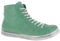 Andrea Conti Damen High Top Sneaker Schnürer Leder dynamisch 0341500, Größe:39 EU, Farbe:Grün