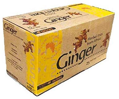 ⭐️ [ 100% NATURAL GINGER / ZINZERO INFUSIONS ] Set di 2 scatole di 100% Natural tè allo zenzero | | regalo: un piattino di siliconeSet Products [2 x 25 confezioni da 1,6 g]