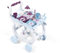 Smoby - La Reine des Neiges - Desserte XL - Plateau Amovible - 17 Accessoires - Verres, Assiettes, Fourchette, Sucrier et Autres - A Partir de 3 Ans - Fabrication Française